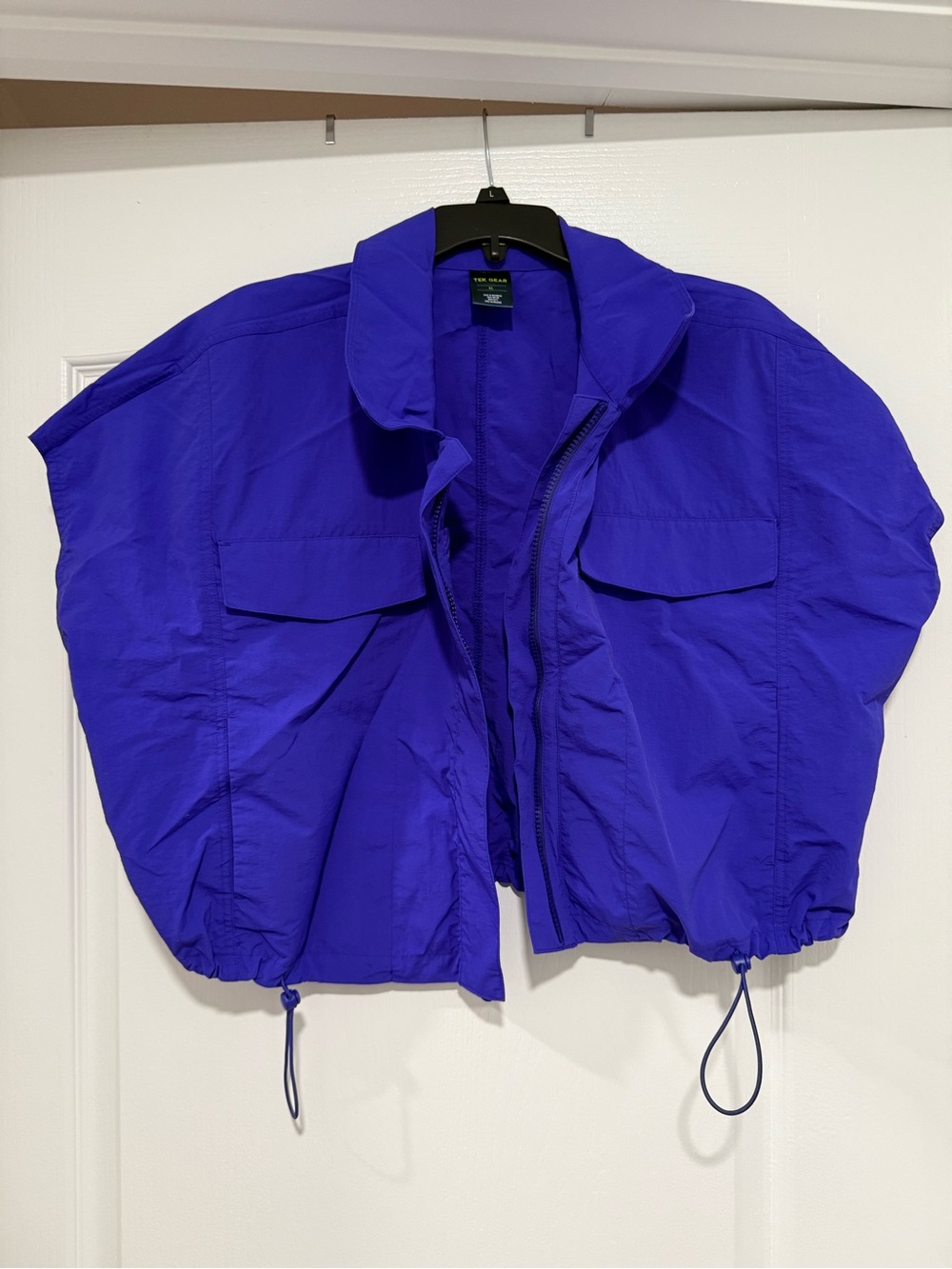 tek gear Royal Purple Short Zip Utility Jacket